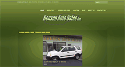 Desktop Screenshot of bensonautosales.net